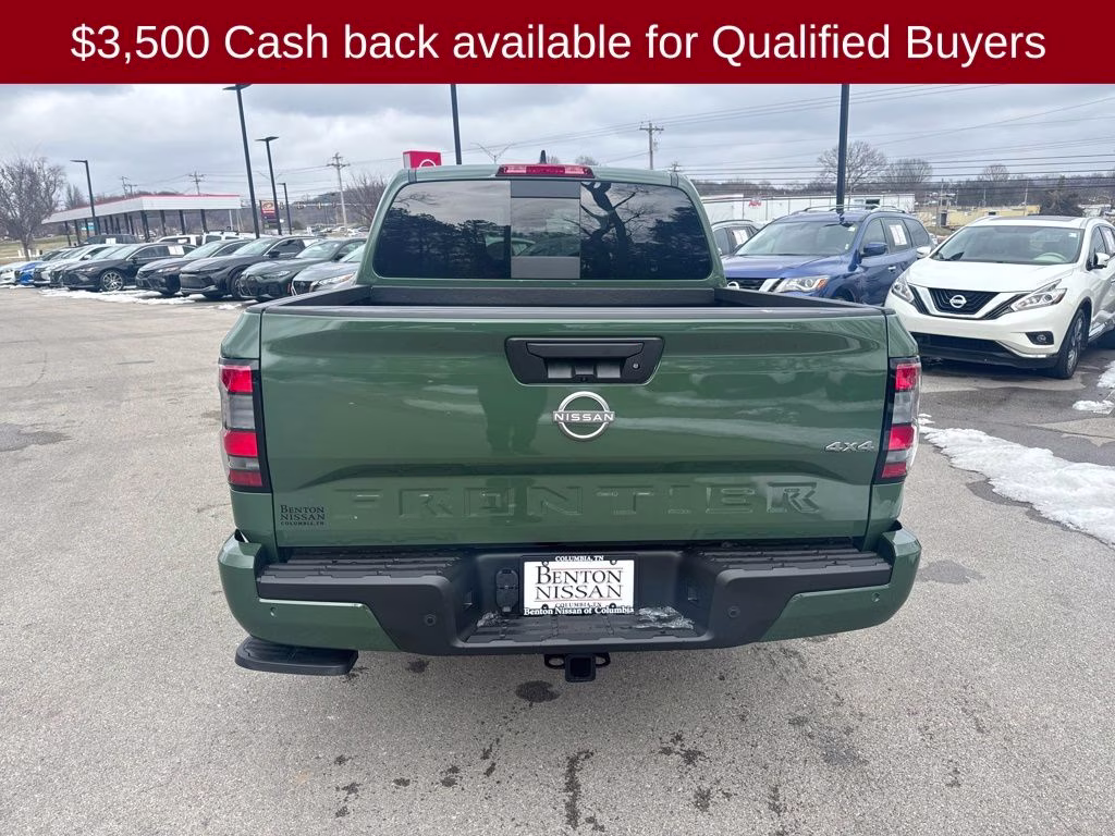 2026 Tactical Green Metallic Nissan Frontier SV 4X4 Truck