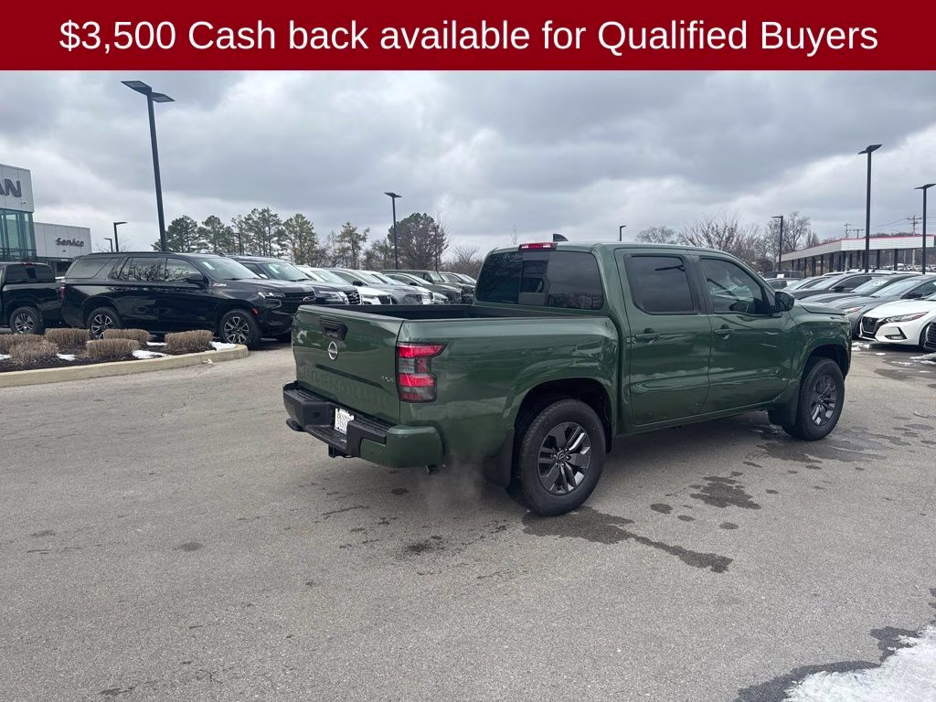 2026 Tactical Green Metallic Nissan Frontier SV 4X4 Truck