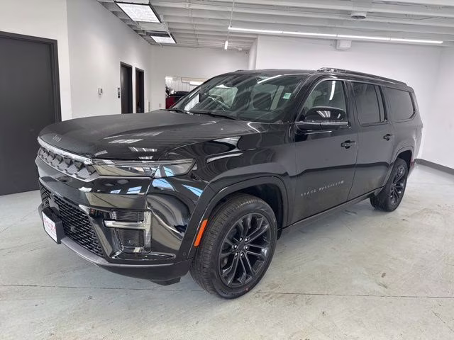 2026 High Gloss Black Jeep Grand Wagoneer L Summit Obsidian 4X4 SUV