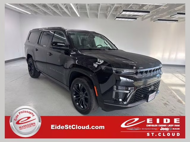 2026 High Gloss Black Jeep Grand Wagoneer L Summit Obsidian 4X4 SUV