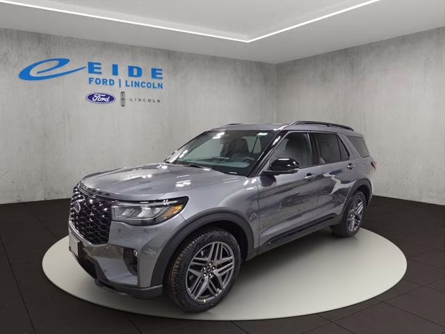2026 Carbonized Gray Ford Explorer ST-Line 4X4 SUV