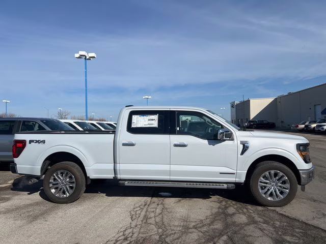 2025 White Metallic Ford F-150 XLT 4X4 Truck