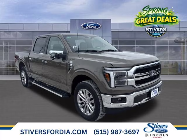 2025 Gray Ford F-150 Lariat 4X4 Truck