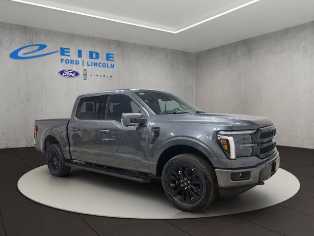 2026 Carbonized Gray Metallic Ford F-150 Lariat Black Appearance 4X4 Truck
