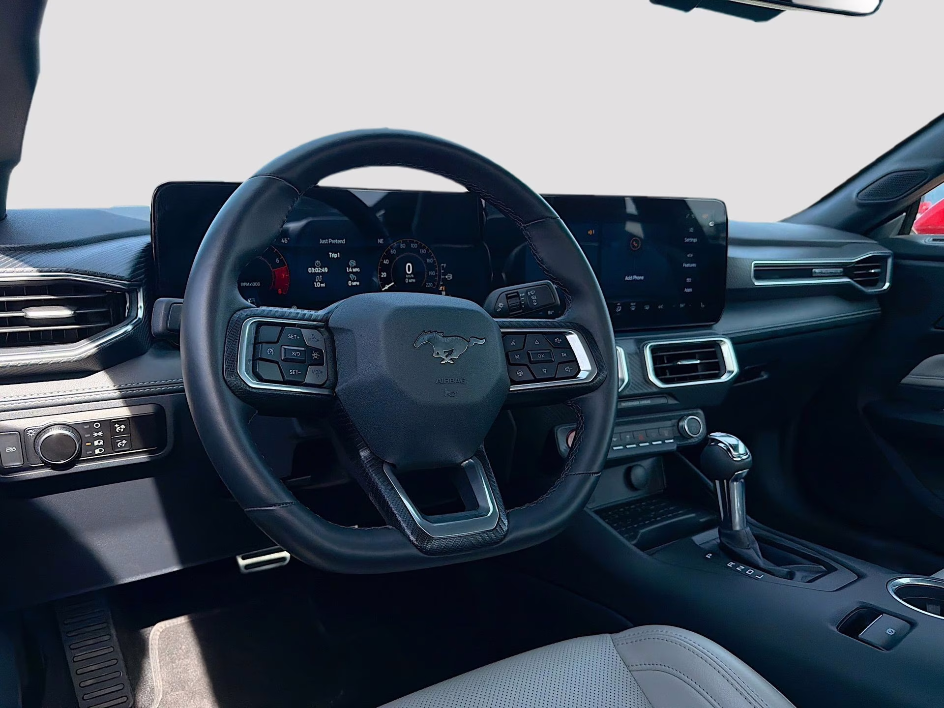 2024 Race Red Ford Mustang EcoBoost Premium RWD Coupe