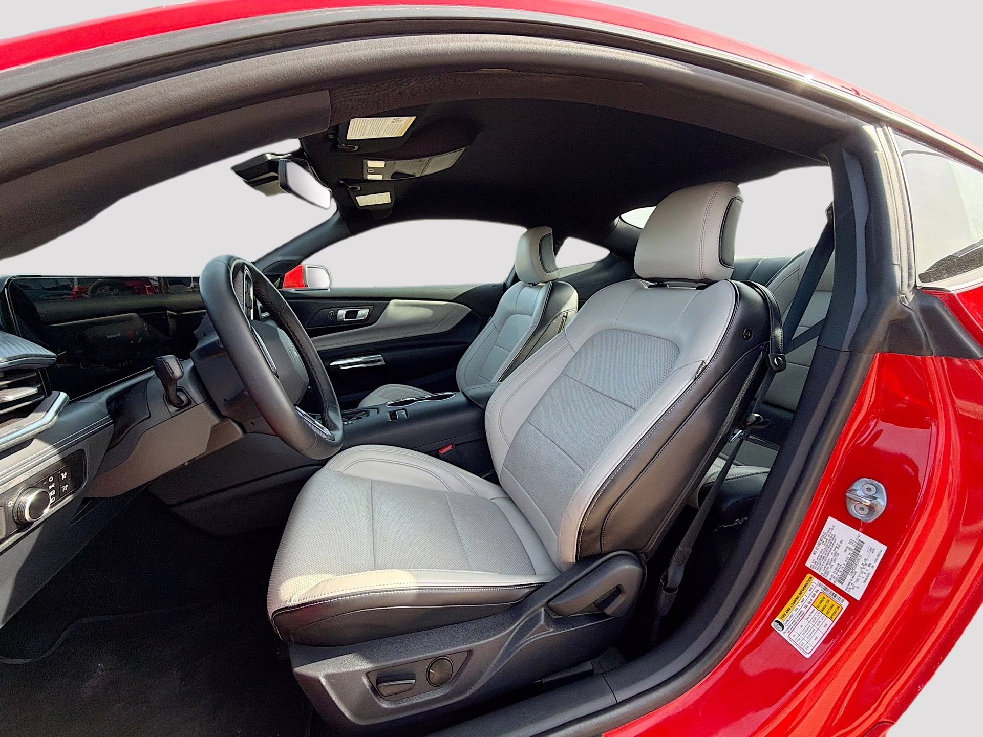 2024 Race Red Ford Mustang EcoBoost Premium RWD Coupe