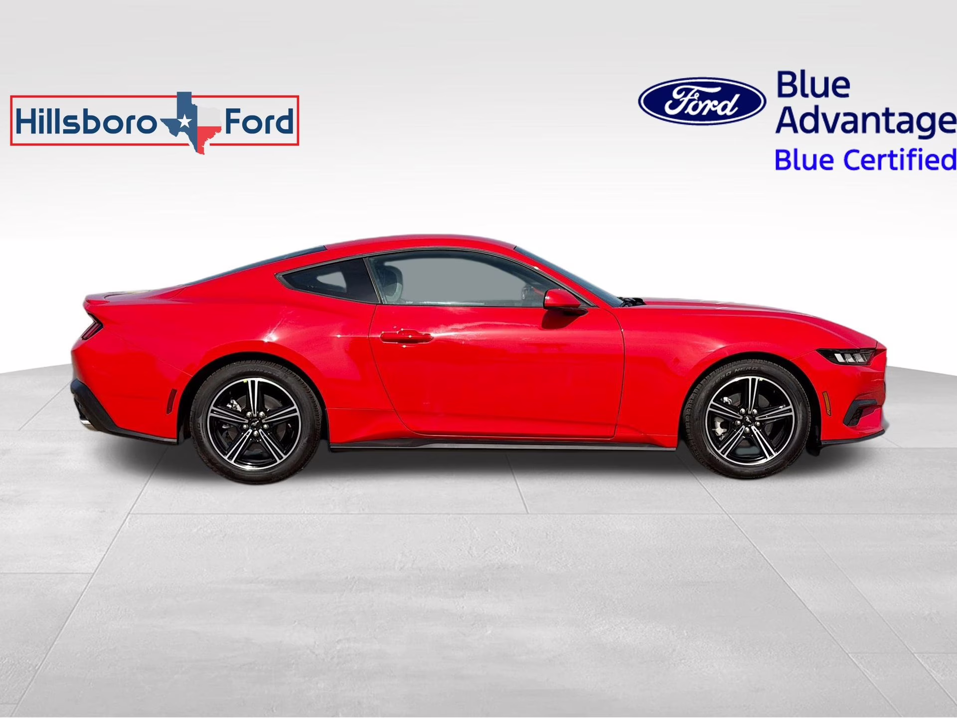 2024 Race Red Ford Mustang EcoBoost Premium RWD Coupe