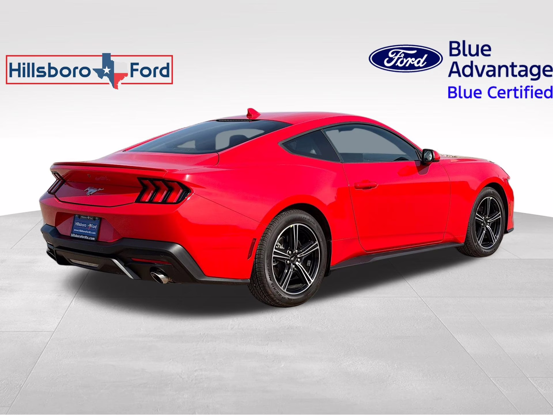 2024 Race Red Ford Mustang EcoBoost Premium RWD Coupe