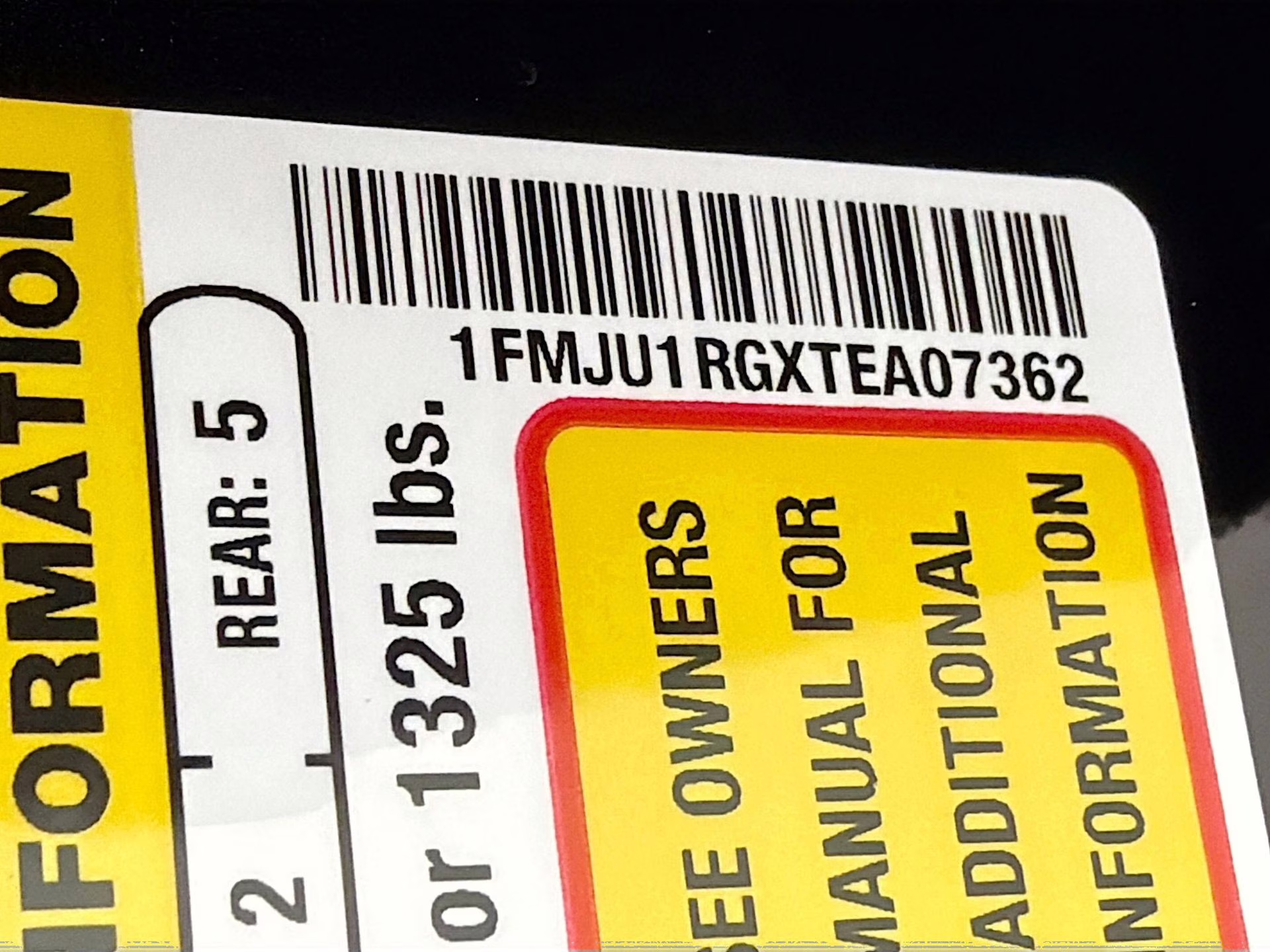 2026 Agate Black Metallic Ford Expedition Tremor 4X4 SUV