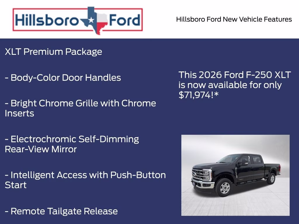 2026 Agate Black Metallic Ford Super Duty F-250 SRW XLT 4X4 Truck