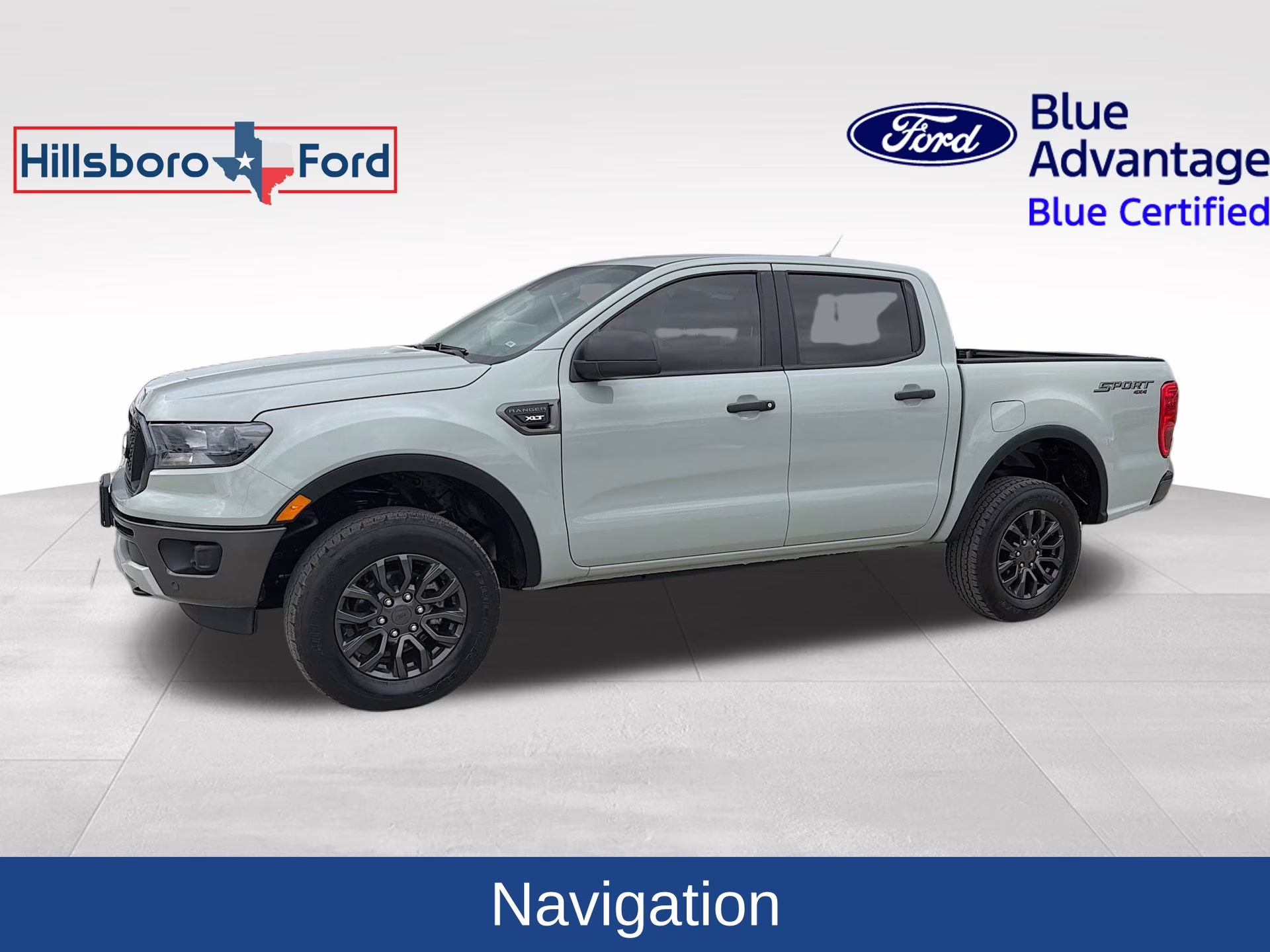 2023 Cactus Gray Ford Ranger XLT 4X4 Truck