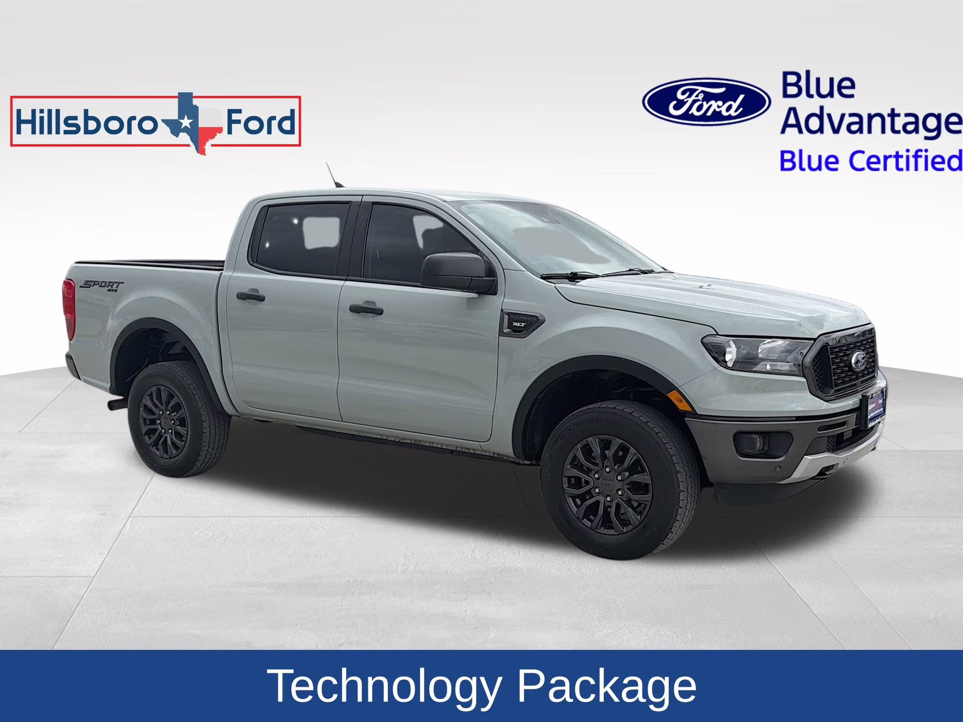2023 Cactus Gray Ford Ranger XLT 4X4 Truck