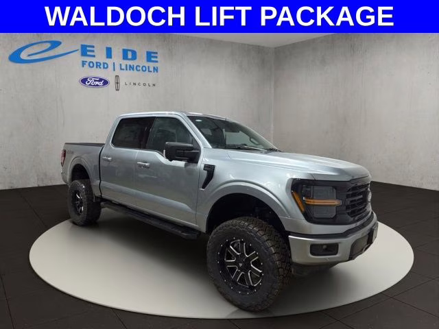 2025 Iconic Silver Metallic Ford F-150 XLT Waldoch Lift Package 4X4 Truck