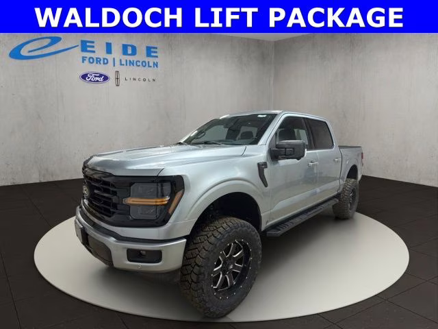 2025 Iconic Silver Metallic Ford F-150 XLT Waldoch Lift Package 4X4 Truck