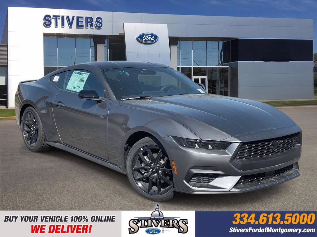 2026 Carbonized Gray Metallic Ford Mustang EcoBoost RWD Coupe