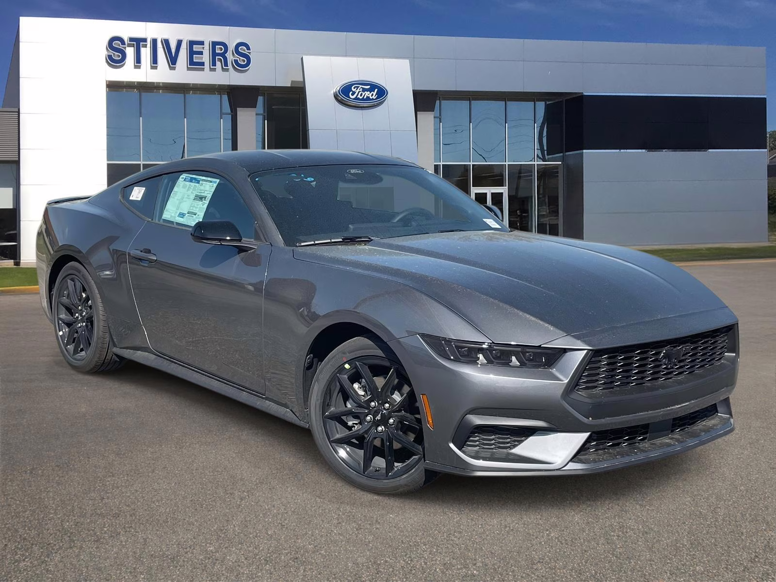 2026 Carbonized Gray Metallic Ford Mustang EcoBoost RWD Coupe