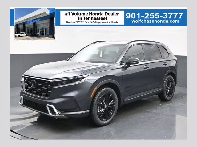 2026 Meteorite Gray Metallic Honda CR-V Hybrid Sport Touring AWD SUV