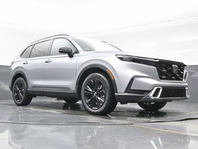 2026 Solar Silver Metallic Honda CR-V Hybrid Sport Touring AWD SUV
