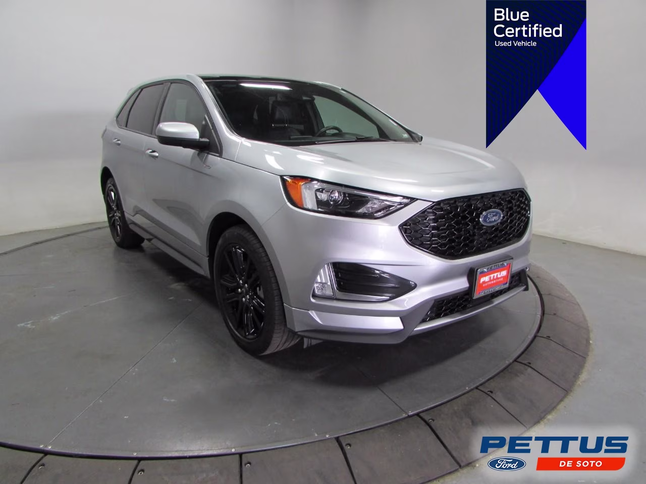 2024 Iconic Silver Metallic Ford Edge ST Line AWD SUV