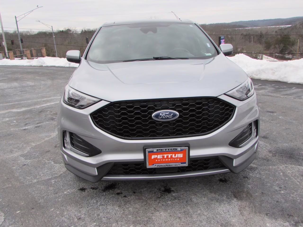 2024 Iconic Silver Metallic Ford Edge ST Line AWD SUV