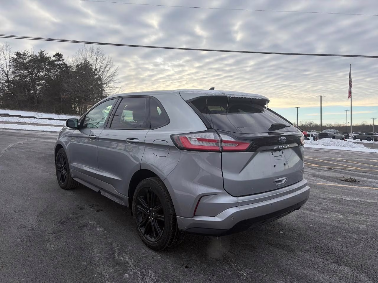 2024 Iconic Silver Metallic Ford Edge ST Line AWD SUV