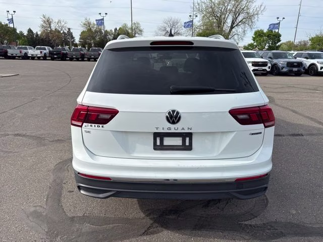 2024 White Volkswagen Tiguan 2.0T SE AWD SUV
