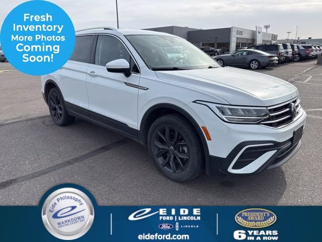 2024 White Volkswagen Tiguan 2.0T SE AWD SUV