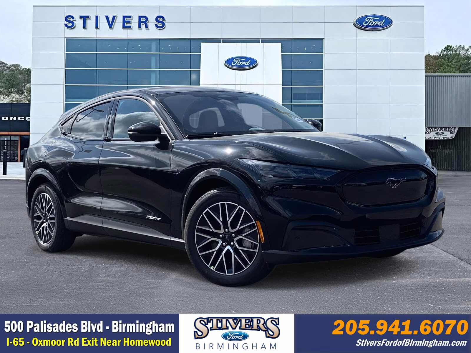 2026 Shadow Black Ford Mustang Mach-E Premium RWD SUV