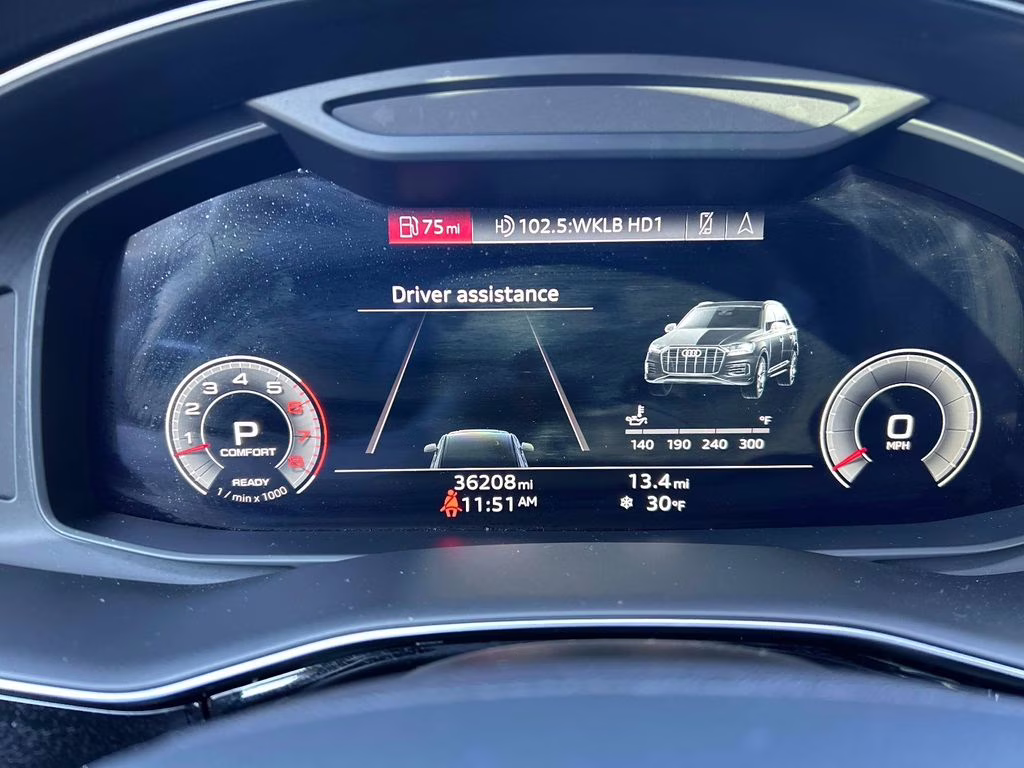 2022 Florett Silver Metallic Audi Q7 55 Premium AWD SUV