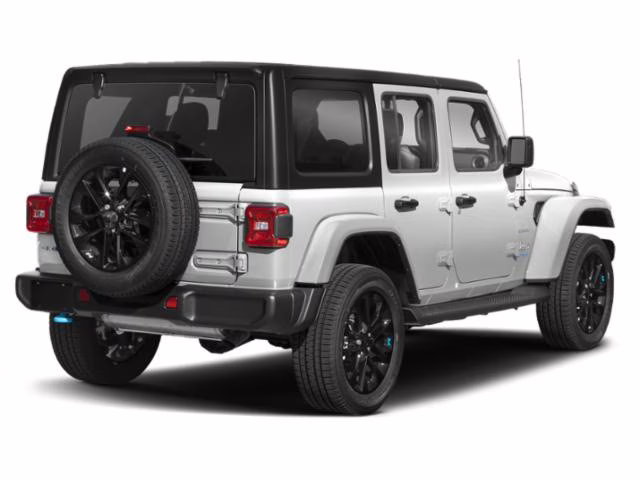 2023 Bright White Clearcoat Jeep Wrangler Sahara 4xe 4X4 SUV
