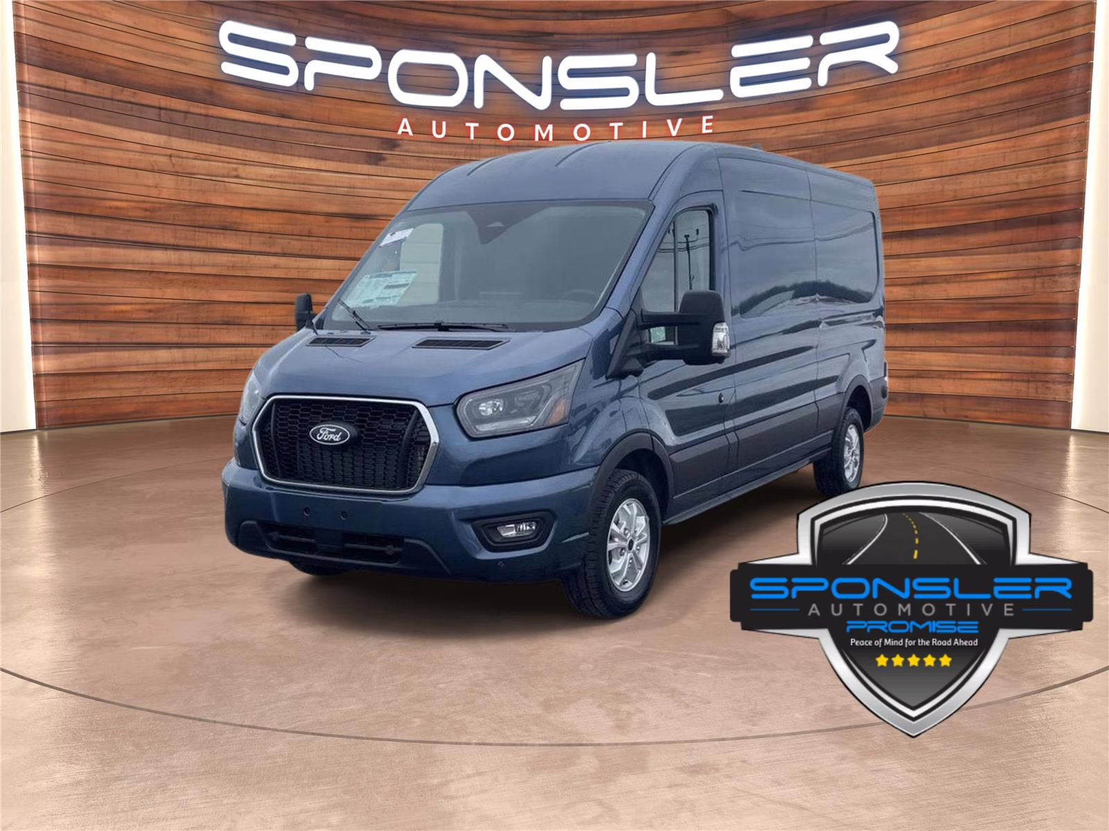 2026 Blue Ford Transit CARGO VAN RWD Van