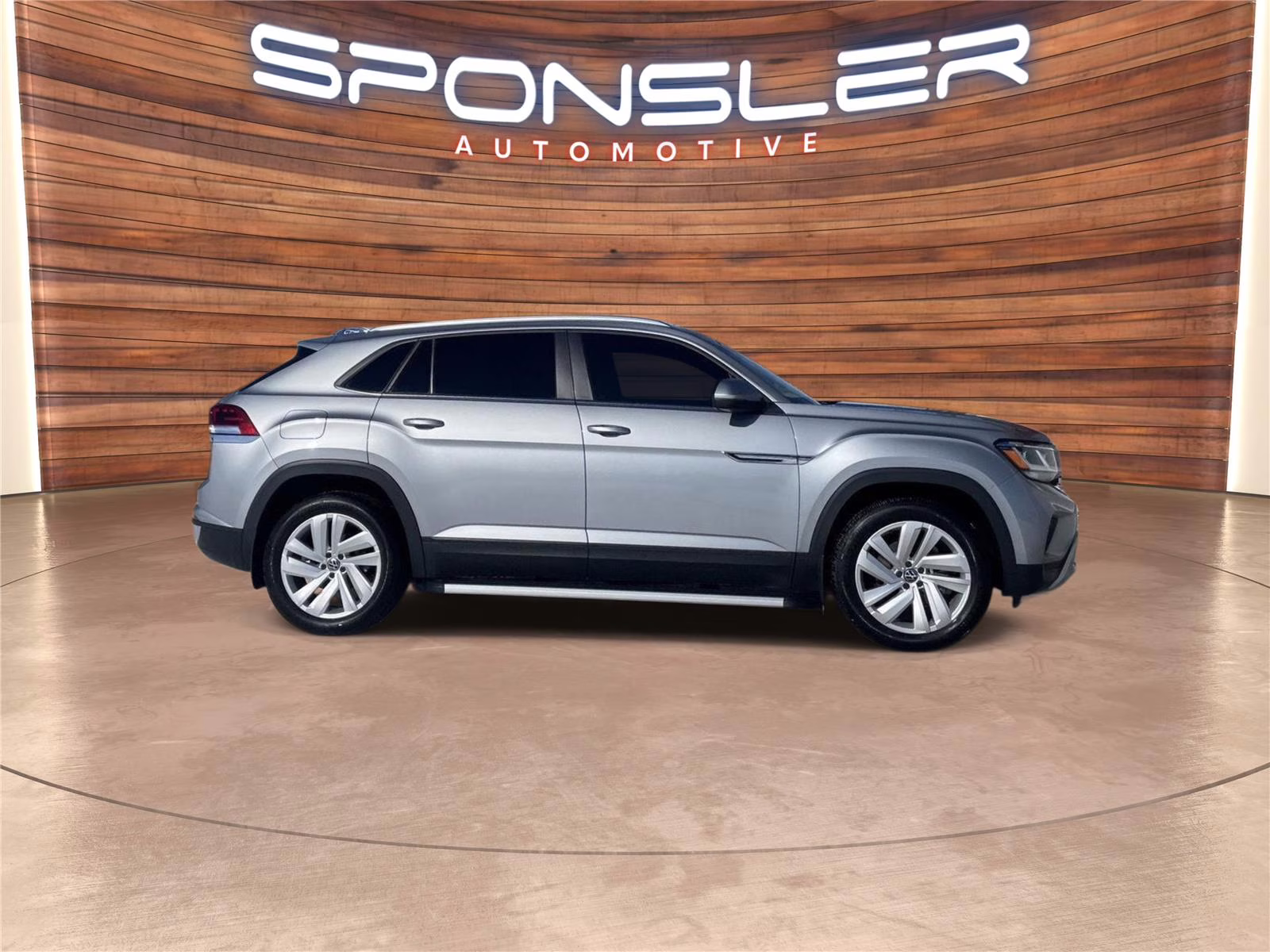 2023 Pyrite Silver Metallic Volkswagen Atlas Cross Sport 3.6L V6 SE w/Technology AWD 4MOTION