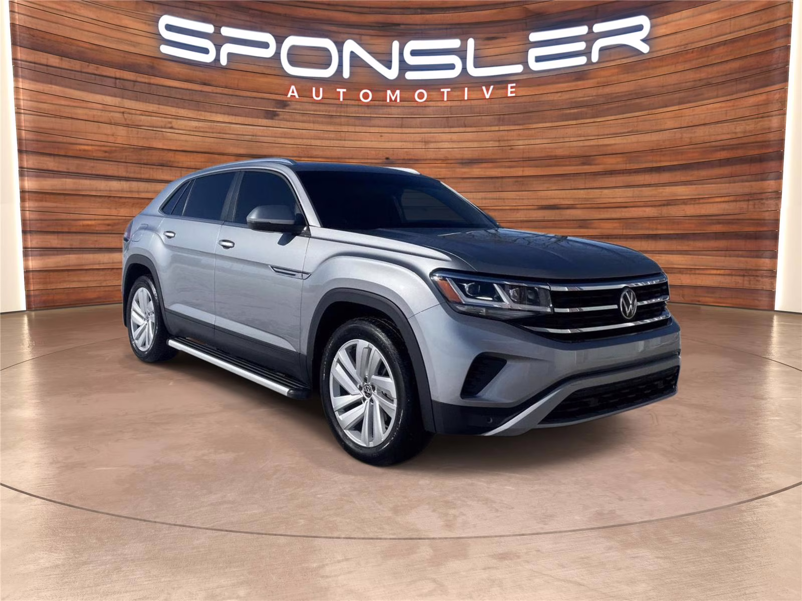 2023 Pyrite Silver Metallic Volkswagen Atlas Cross Sport 3.6L V6 SE w/Technology AWD 4MOTION