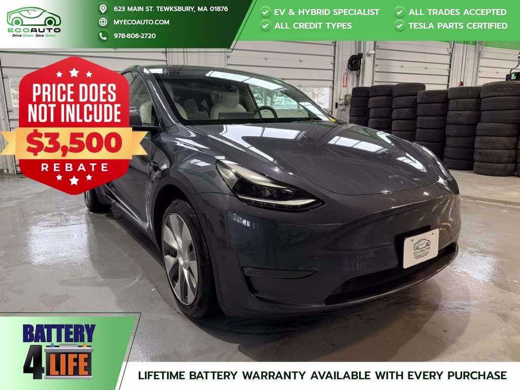 2023 Gray Tesla Model Y Long Range AWD SUV