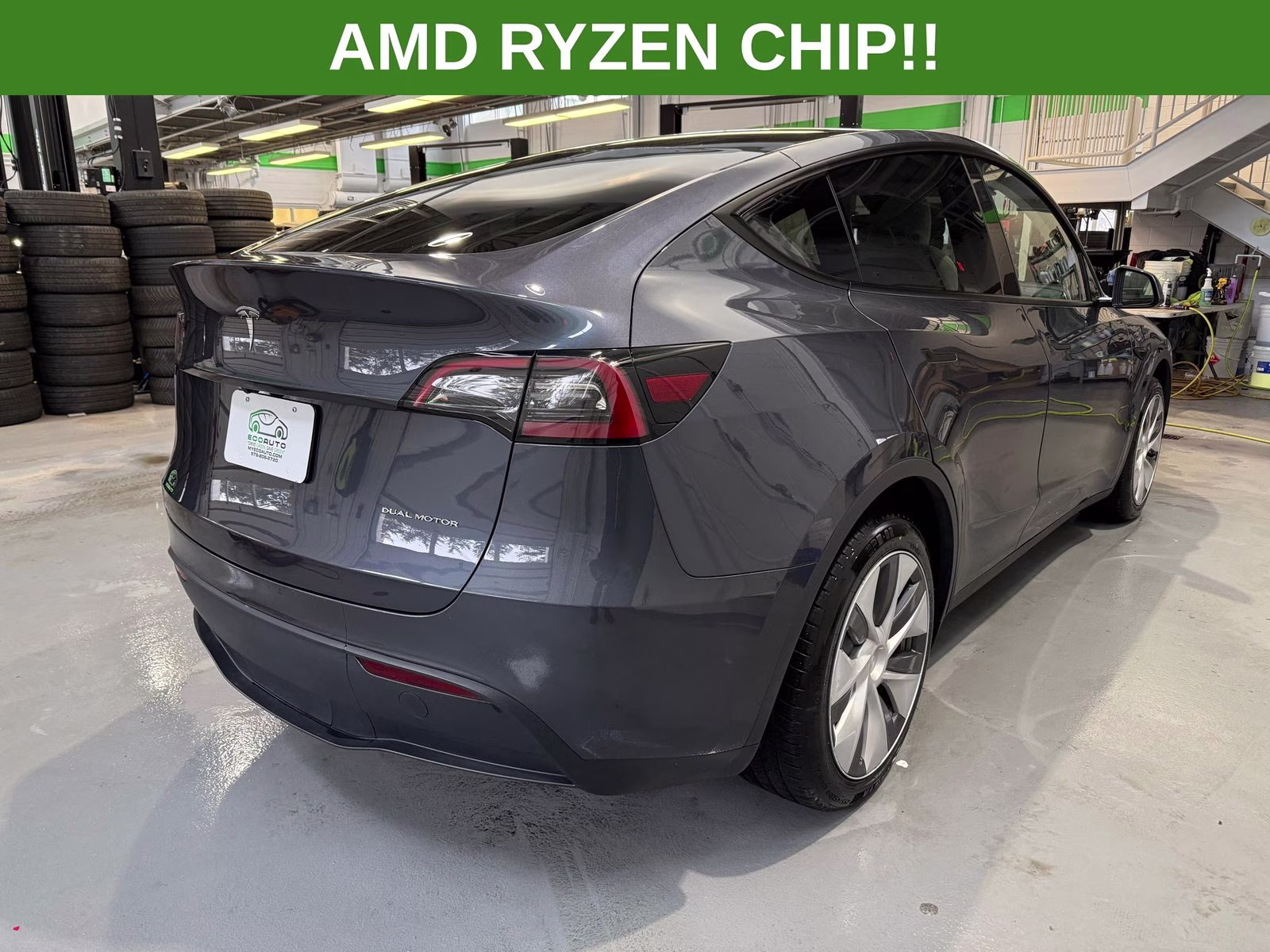 2023 Gray Tesla Model Y Long Range AWD SUV