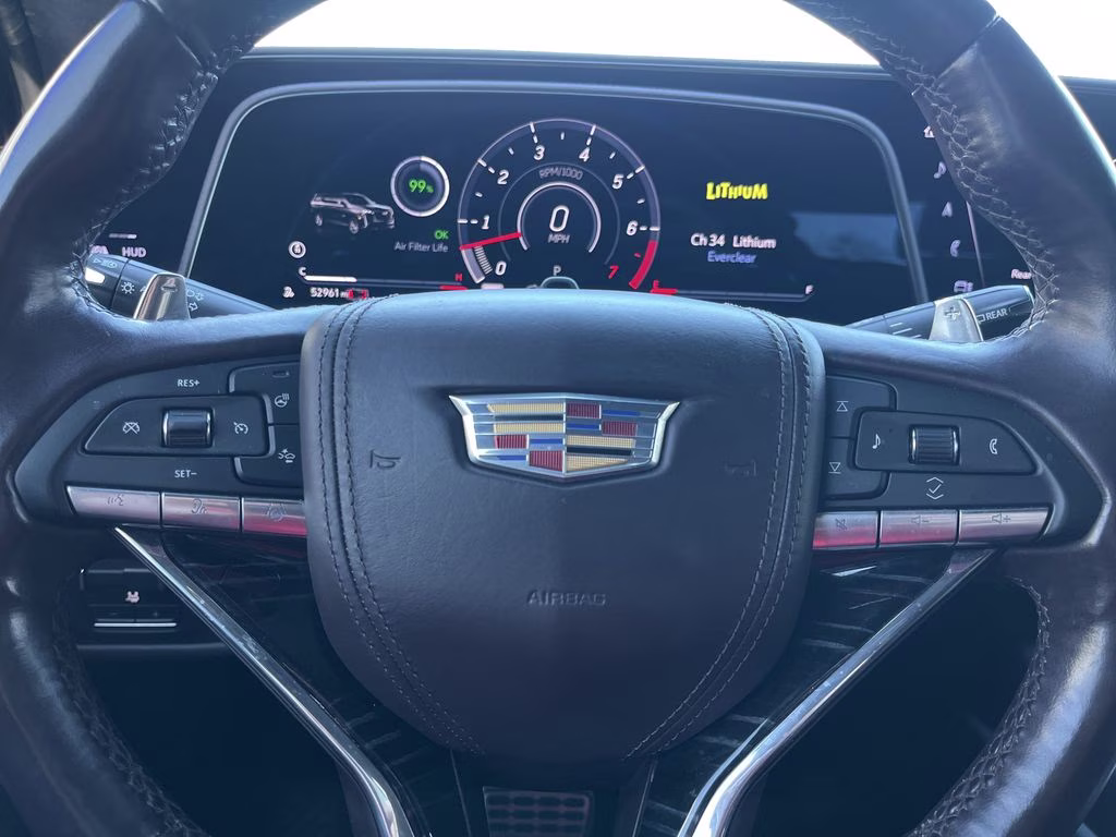 2023 Crystal White Tricoat Cadillac Escalade V-Series AWD SUV