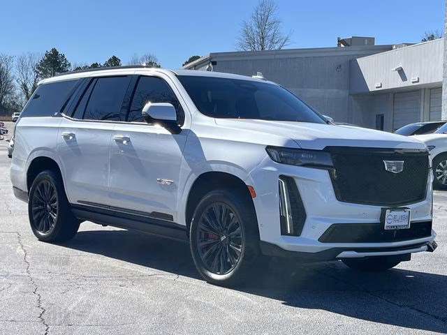 2023 Crystal White Tricoat Cadillac Escalade V-Series AWD SUV