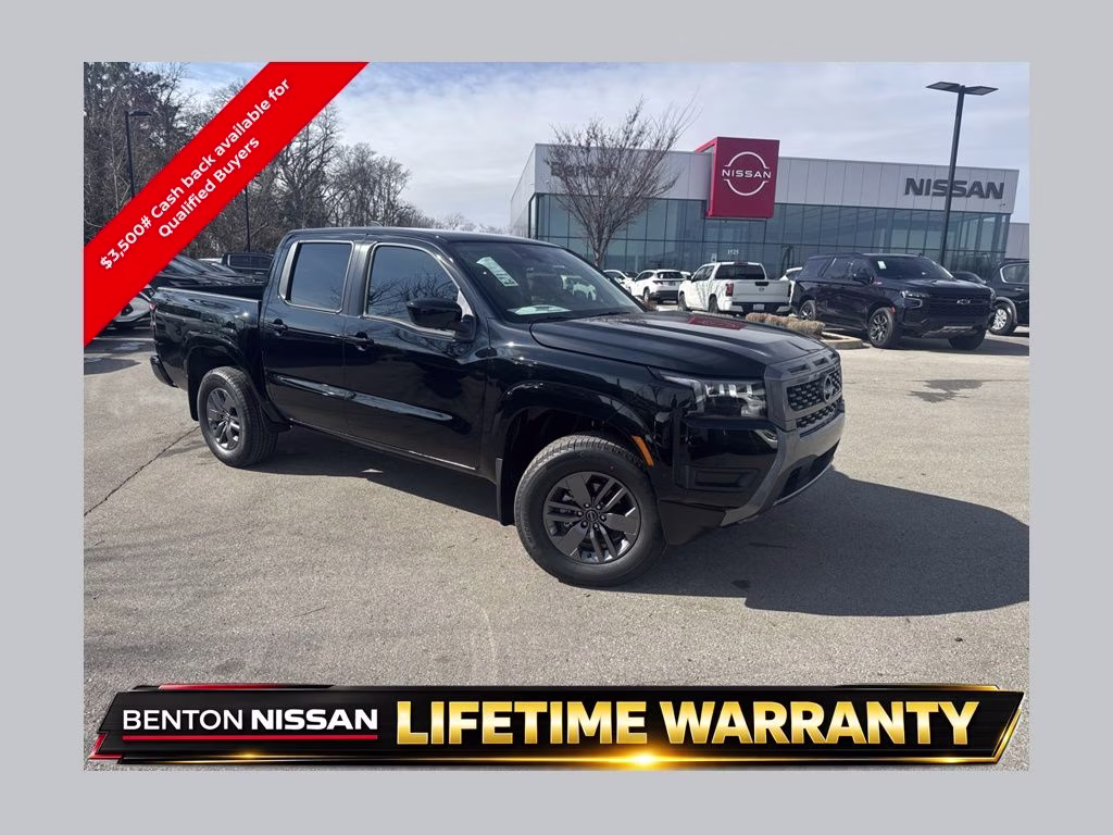2026 Super Black Nissan Frontier SV 4X4 Truck