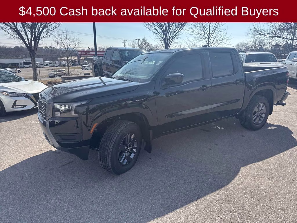 2026 Super Black Nissan Frontier SV 4X4 Truck