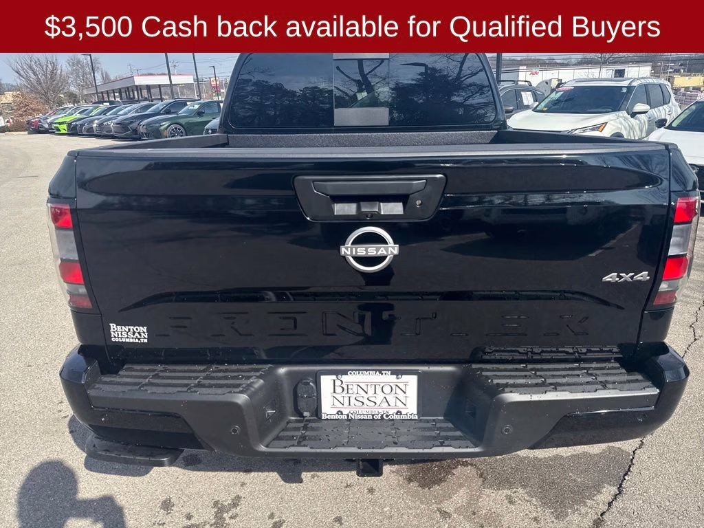 2026 Super Black Nissan Frontier SV 4X4 Truck