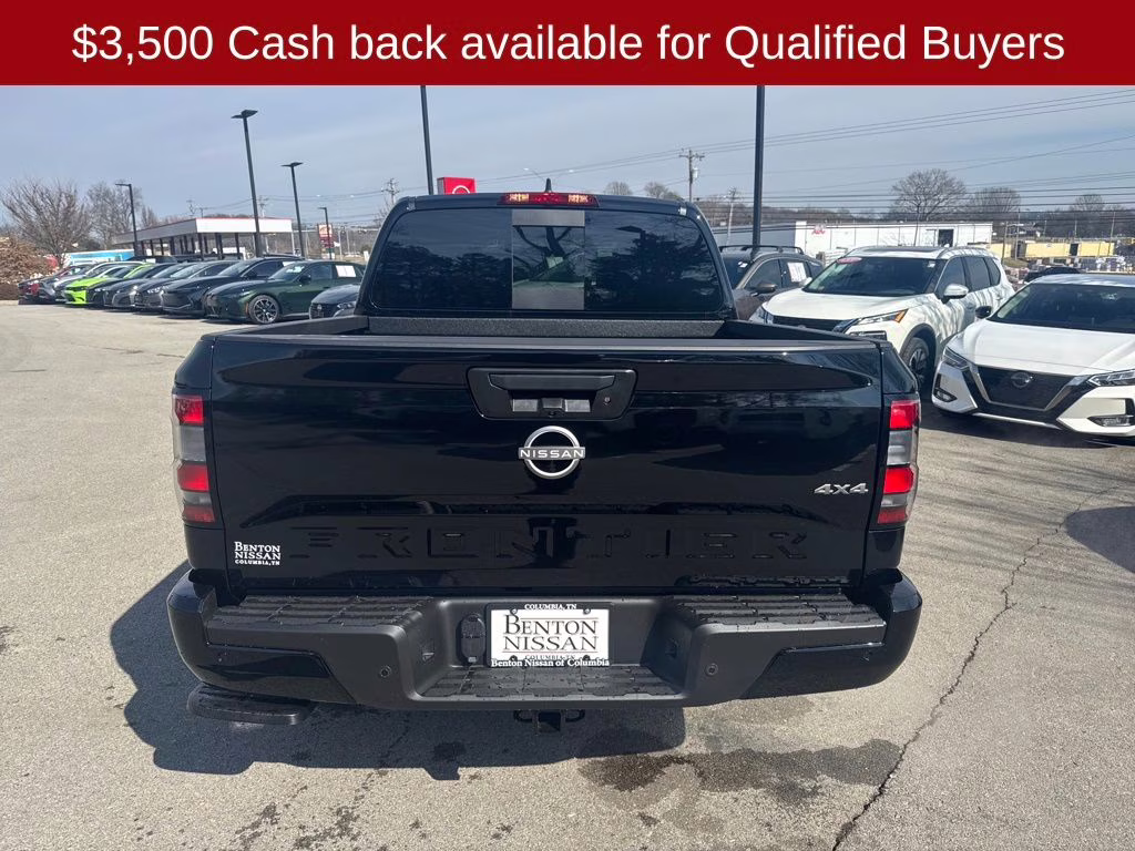 2026 Super Black Nissan Frontier SV 4X4 Truck