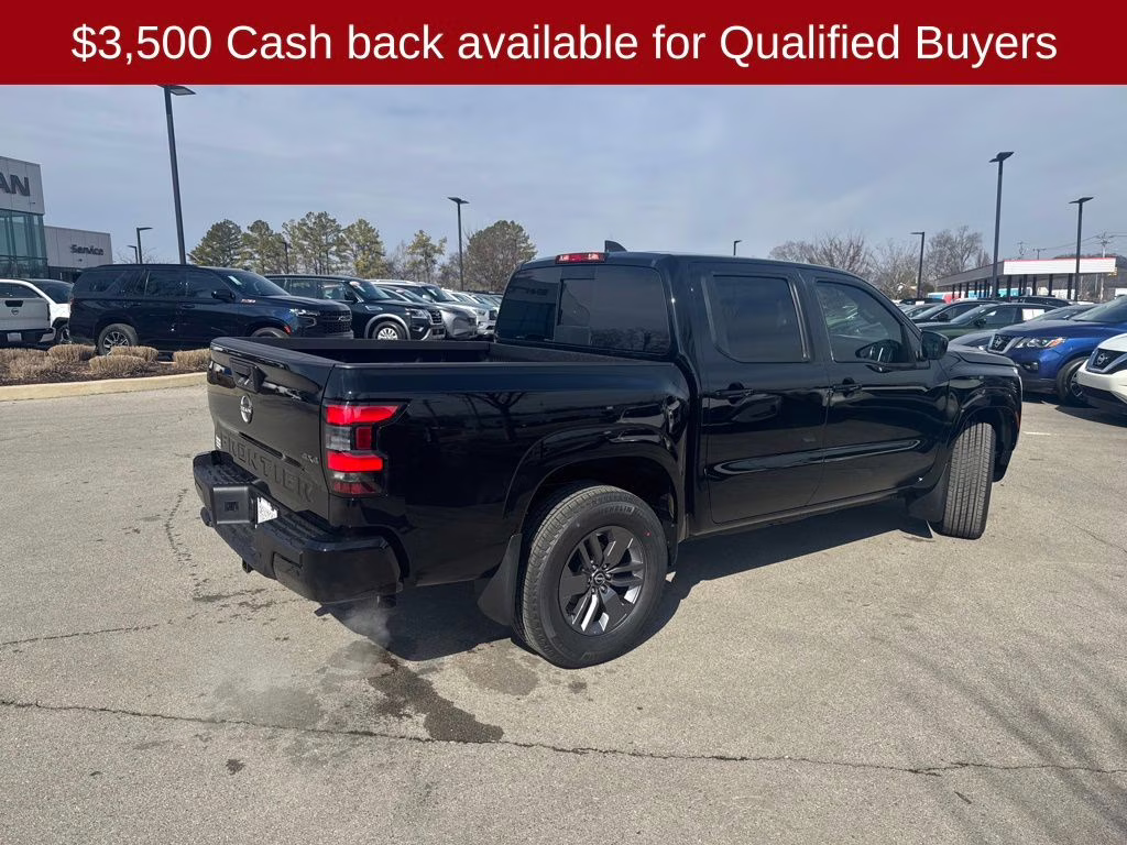 2026 Super Black Nissan Frontier SV 4X4 Truck