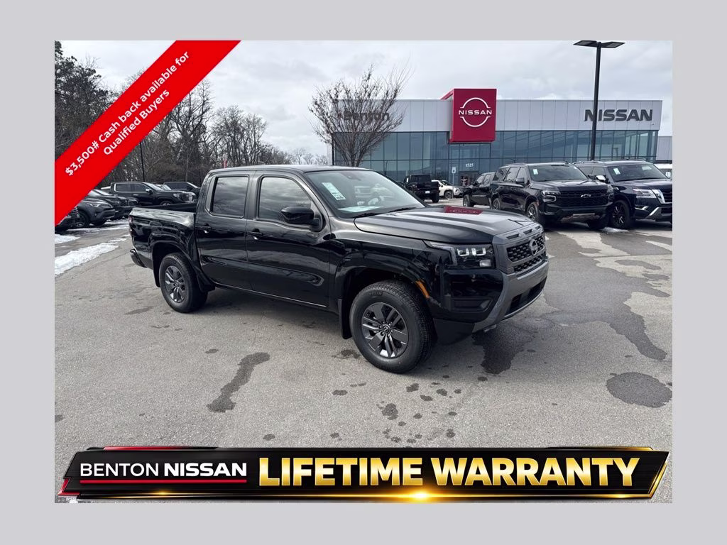 2026 Super Black Nissan Frontier SV 4X4 Truck