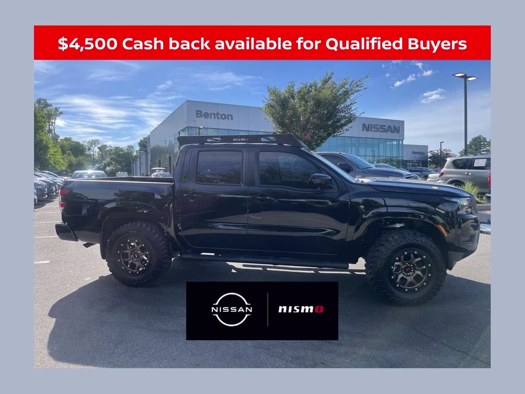2026 Super Black Nissan Frontier SV 4X4 Truck