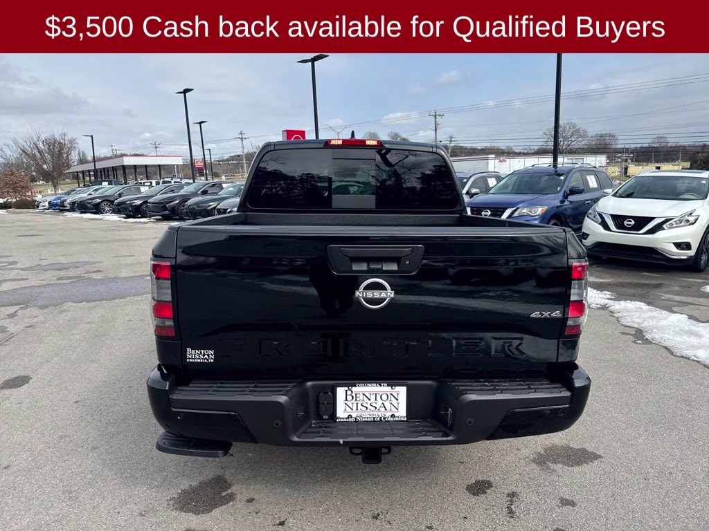 2026 Super Black Nissan Frontier SV 4X4 Truck