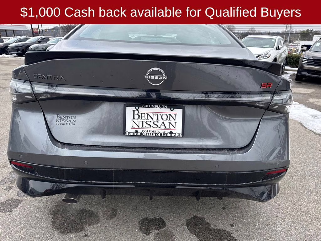 2026 Gun Metallic Nissan Sentra SR FWD Sedan