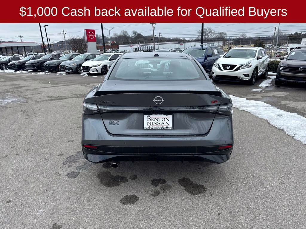 2026 Gun Metallic Nissan Sentra SR FWD Sedan
