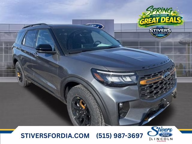 2026 Carbonized Gray Metallic Ford Explorer Tremor 4X4 SUV