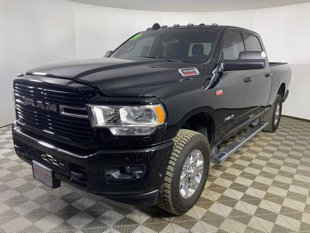 2021 Diamond Black Crystal Pearlcoat Ram 3500 Big Horn 4X4 Truck
