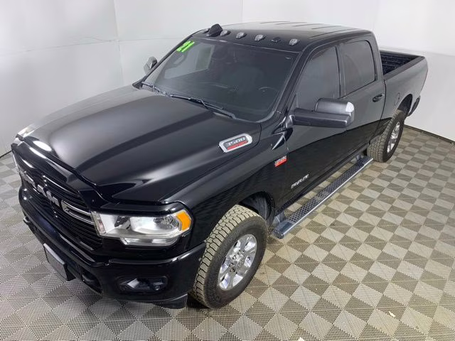 2021 Diamond Black Crystal Pearlcoat Ram 3500 Big Horn 4X4 Truck